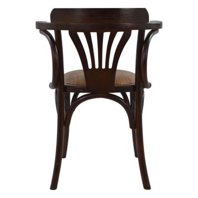 Wooden chair Vienna Type Antique brown HM0180.03 with mat 58,5x49,5x77 cm