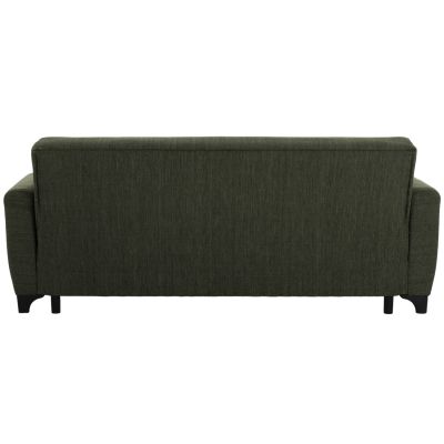 HM3242.05, 3-SEATER SOFA-BED, TALL BACK, DARK OLIVE, 215x84x88cm