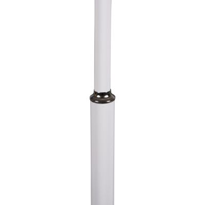 FLOOR STANDING HANGER HM9575.02 METALLIC IN WHITE COLOR-7 HANGING POSITIONS 41x41x176Hcm.