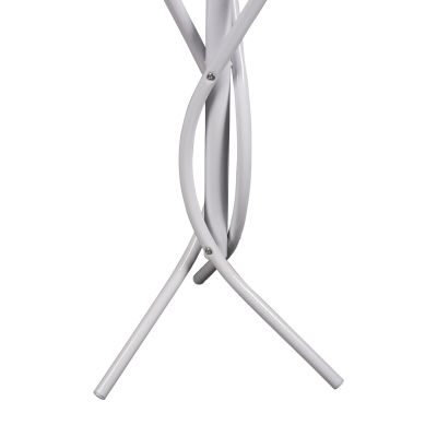 FLOOR STANDING HANGER HM9575.02 METALLIC IN WHITE COLOR-7 HANGING POSITIONS 41x41x176Hcm.