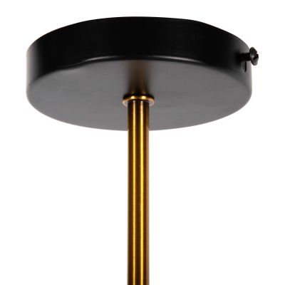 CEILING/WALL LAMP HM4121 BLACK-GOLD METAL Φ21x31Hcm.