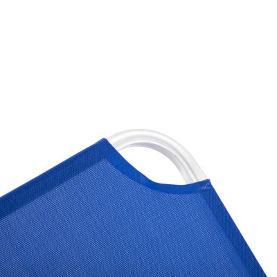 Professional Sunbed Aluminum HM5071.01 Blue 60x195x30 cm