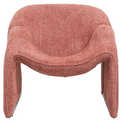 ARMCHAIR SPINER HM9599.02 PINK BOUCLE FABRIC 81x64x74Hcm.