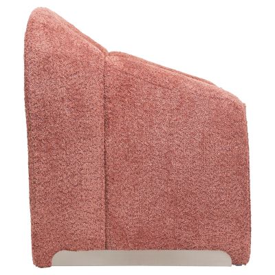 ARMCHAIR SPINER HM9599.02 PINK BOUCLE FABRIC 81x64x74Hcm.