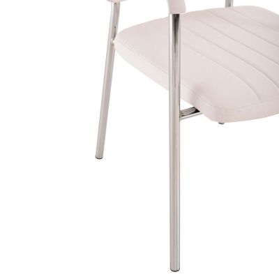 Conference chair with arms HM1070.02 White 56,5x59x85 cm