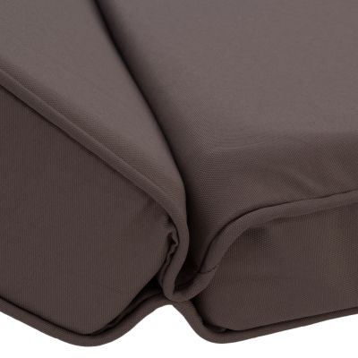 Sunbed Pillow Polyester Chios Grey HM11236.10P 196(117+1+78)x58x8cm