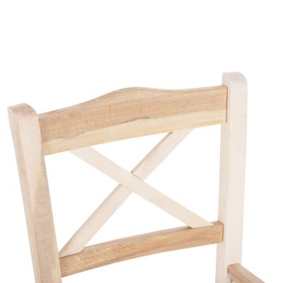 BAR STOOL LUCIUS HM5586.02 BEECH WOOD IMPREGNATED-UNPAINTED 40,5x40x105Hcm.FRAME ONLY