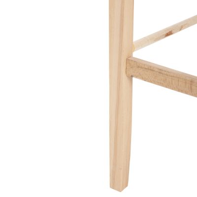 BAR STOOL LUCIUS HM5586.02 BEECH WOOD IMPREGNATED-UNPAINTED 40,5x40x105Hcm.FRAME ONLY