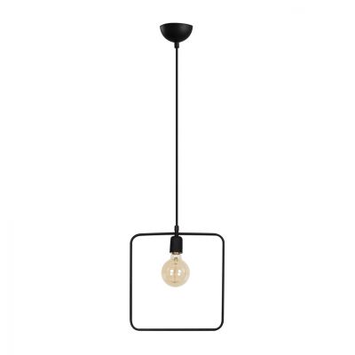 METALLIC PENDANT LIGHT BLACK HM7257 30Χ6Χ123 cm.