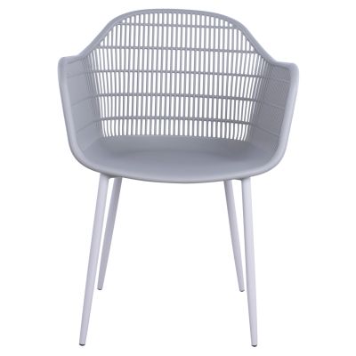 Armchair Hadi Polypropylene Grey 61x57x85cm HM8511.10