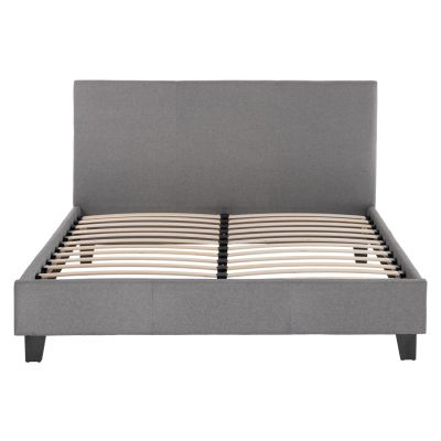 GRAY FABRIC BED HM553.11 FOR MATTRESS 150x200 EK.