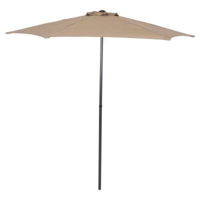 ALUMINUM UMBRELLA WITH 6 SPOKES KACEN HM6030.04 MOCHA-ANTHRACITE Φ250x236H cm.