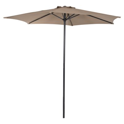 ALUMINUM UMBRELLA WITH 6 SPOKES KACEN HM6030.04 MOCHA-ANTHRACITE Φ250x236H cm.