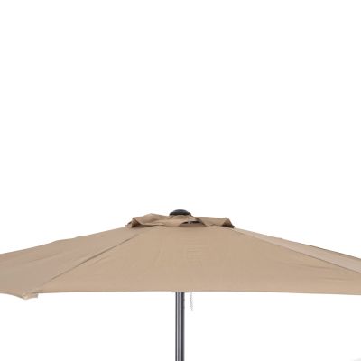 ALUMINUM UMBRELLA WITH 6 SPOKES KACEN HM6030.04 MOCHA-ANTHRACITE Φ250x236H cm.