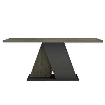 COFFEE TABLE DILE HM9528.01 MELAMINE IN SONAMA-GREY 110x55x47Hcm.