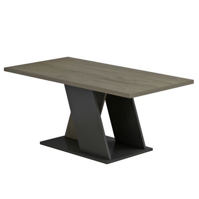 COFFEE TABLE DILE HM9528.01 MELAMINE IN SONAMA-GREY 110x55x47Hcm.