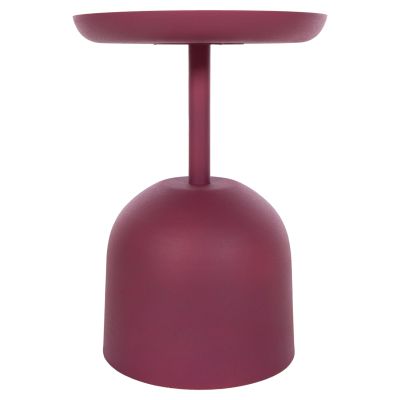 SIDE TABLE ROUND DELBEL HM4262.06 METAL IN PINK Φ36x49Hcm.