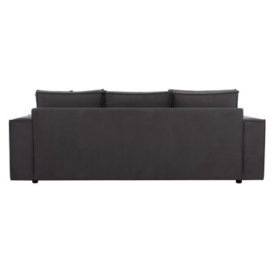 Corner sofa MONACO, interchangeable, 2 pcs, grey, stain-resistant, water-repellent