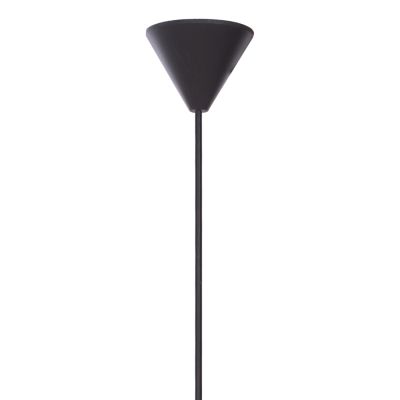 CEILING PENDANT METAL CAP WITH WOODEN STRIPS Φ30x83Hcm.HM7703.01