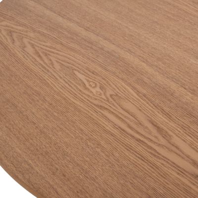 ТРАПЕЗНА МАСА КРЪГЛА LAGERT HM9306.01 MDF ПЛОТ ДЪБОВ ФУРНИР РУСТИК СТИЛ Φ120x75Hcm.