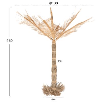 ДЕКОРАТИВНО ДЪРВО HM7870 MENDONG GRASS В ЕСТЕСТВЕН ЦВЯТ Φ130x160Hcm.