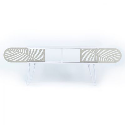 MELAMINE TV FURNITURE HM188.02 WHITE WHITE 106x30x48Y cm.