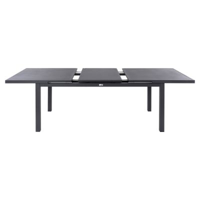 DINING ALUMINUM TABLE KRINTER HM6062.03 ANTHRACITE- EXPANDABLE 240/180Χ100Χ77Hcm