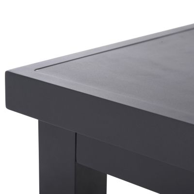 DINING ALUMINUM TABLE KRINTER HM6062.03 ANTHRACITE- EXPANDABLE 240/180Χ100Χ77Hcm