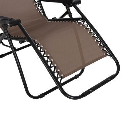 ARMCHAIR RELAX COMPANION HM5095.14 CHAMPAGNE COLORED TEXTILENE-BLACK METAL 67x145x110Hcm.
