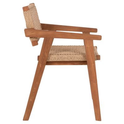 ARMCHAIR HM9403.01 SOLID TEAK NATURAL 54x60x85H