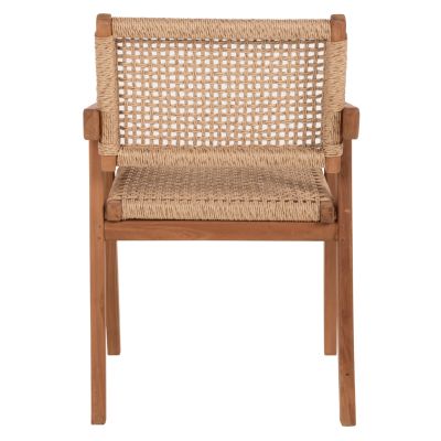 ARMCHAIR HM9403.01 SOLID TEAK NATURAL 54x60x85H