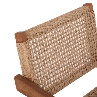 ARMCHAIR HM9403.01 SOLID TEAK NATURAL 54x60x85H