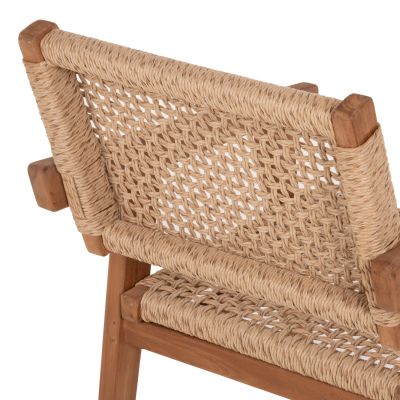 ARMCHAIR HM9403.01 SOLID TEAK NATURAL 54x60x85H