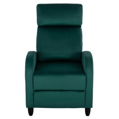 ARMCHAIR RELAX HIBER HM9782.03 CYPRESS GREEN VELVET 67,5x90x104Hcm.