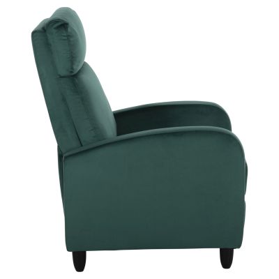 ARMCHAIR RELAX HIBER HM9782.03 CYPRESS GREEN VELVET 67,5x90x104Hcm.