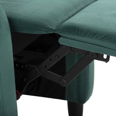 ARMCHAIR RELAX HIBER HM9782.03 CYPRESS GREEN VELVET 67,5x90x104Hcm.