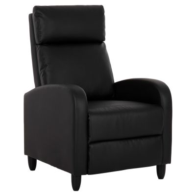 ARMCHAIR RELAX HIBER HM9782.11 BLACK PU 67,5x90x104Hcm.