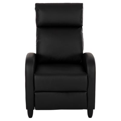 ARMCHAIR RELAX HIBER HM9782.11 BLACK PU 67,5x90x104Hcm.