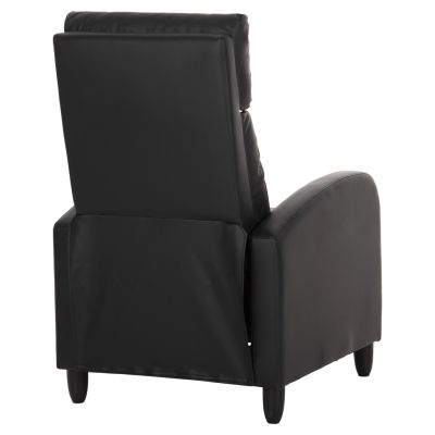 ARMCHAIR RELAX HIBER HM9782.11 BLACK PU 67,5x90x104Hcm.