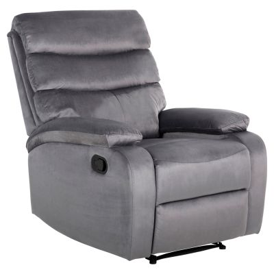 ARMCHAIR MASSAGE YASUMU HM9784.01 GREY VELVET 80x93x100Hcm.