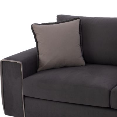 Corner sofa HOME, grey, 2pcs, right corner