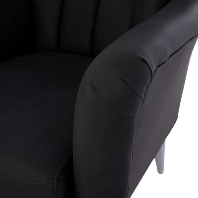 HM9217.01 bergere, black, Chesterfield-style, 87x88x100