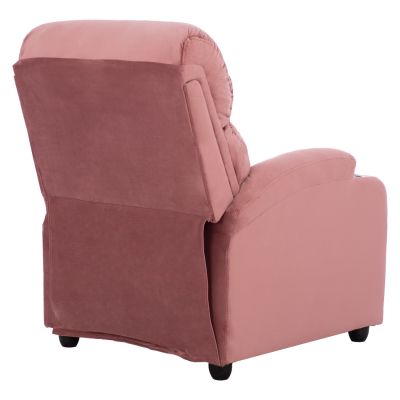 HM0122.12 armchair relax, dusty pink velvet, recline mechanism, 80x95x103