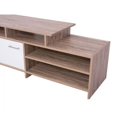 TV UNIT SCOTT HM8766.01 123x39,5x35,5-45,5Y cm. SONAMA WHITE