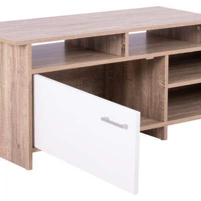 TV UNIT SCOTT HM8766.01 123x39,5x35,5-45,5Y cm. SONAMA WHITE