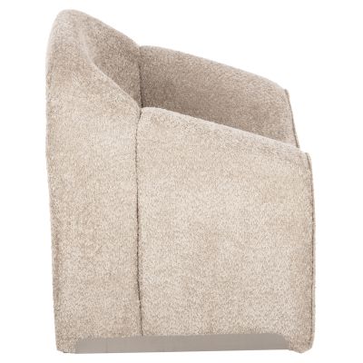 ARMCHAIR SPINER HM9599.08 BEIGE BOUCLE FABRIC 81x64x74Hcm.