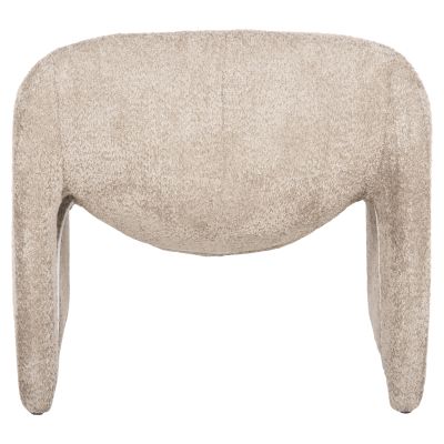 ARMCHAIR SPINER HM9599.08 BEIGE BOUCLE FABRIC 81x64x74Hcm.