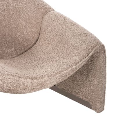 ARMCHAIR SPINER HM9599.08 BEIGE BOUCLE FABRIC 81x64x74Hcm.