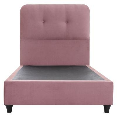 BED DOLORES HM649.12 DUSTY PINK VELVET 90X200 cm