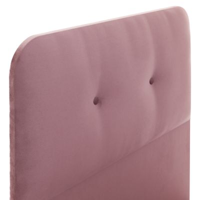 BED DOLORES HM649.12 DUSTY PINK VELVET 90X200 cm